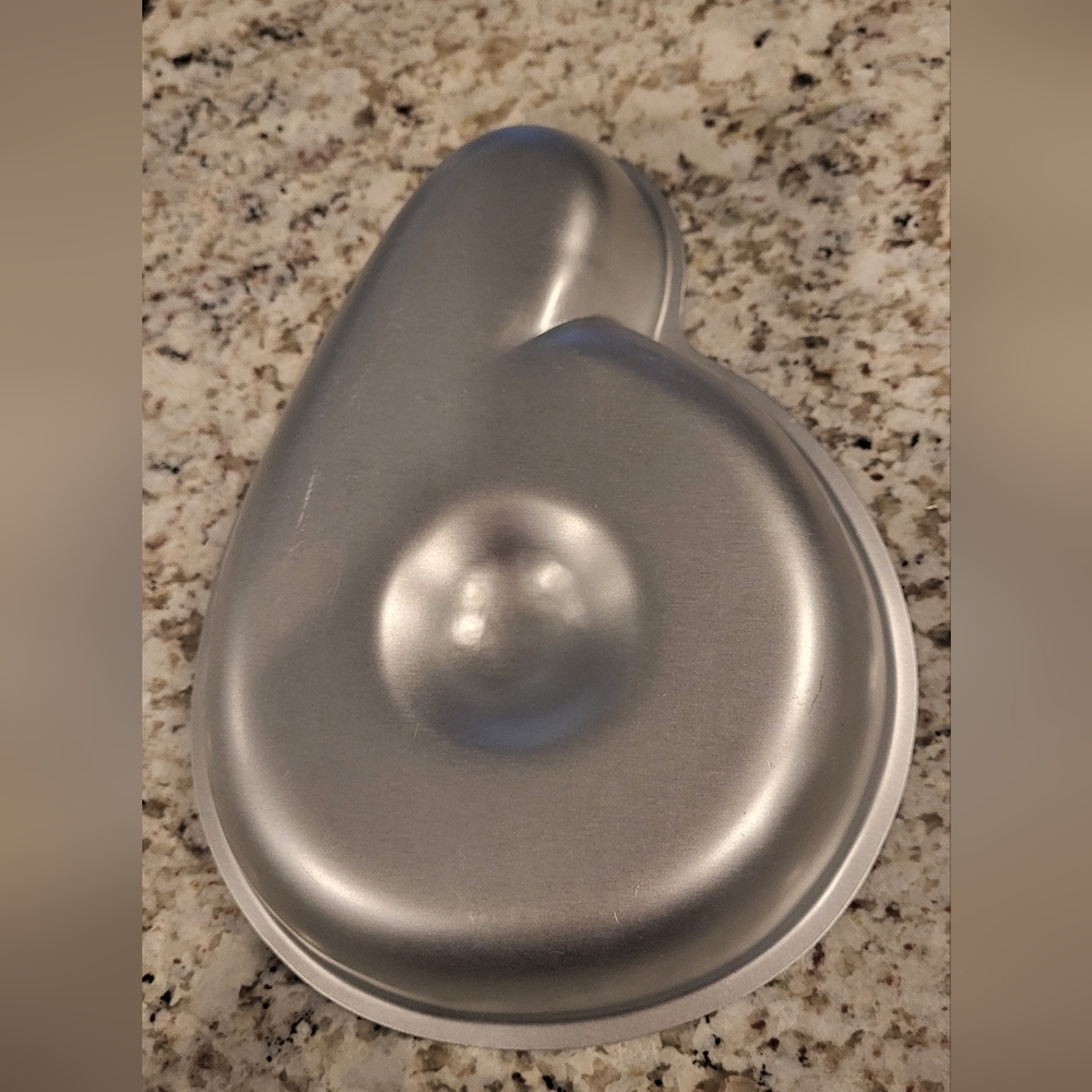 Wilton Metallic Number 6 Cake Pan Vintage 1976 Excellent Like New Condition